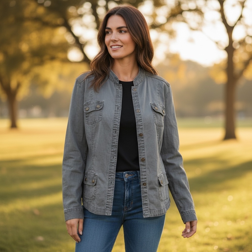 XCVI Olive Jacket